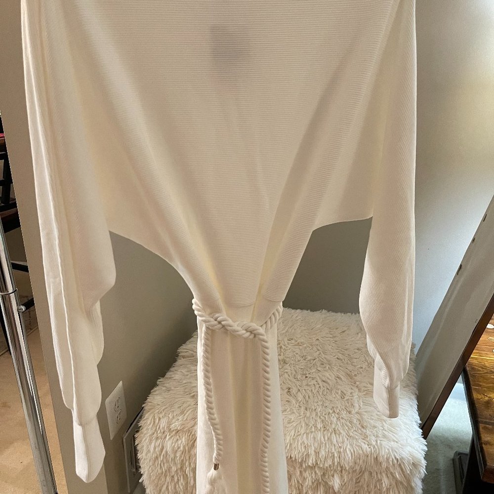 Forever 21 White Mini Dress with Braided Belt